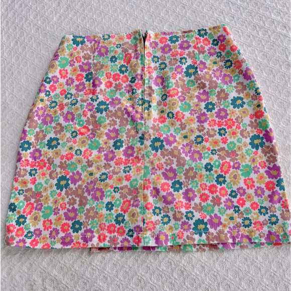 WILD FABLE NEON FLORAL SKIRT - Picture 8 of 14